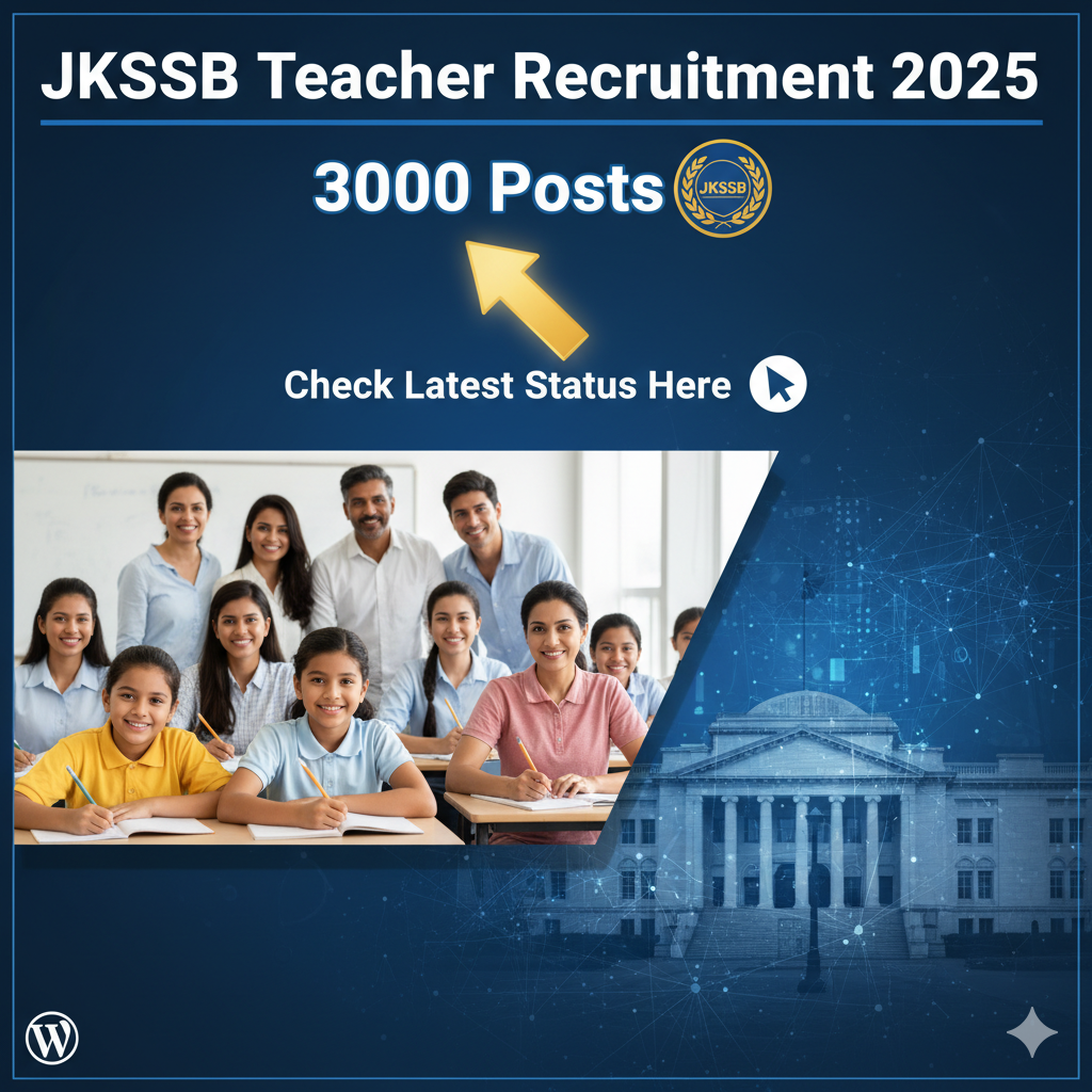 JKSSB Teacher Recruitment 2025